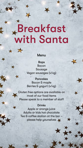 Breakfast with Santa - selected December dates