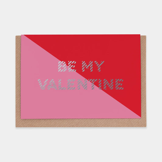 Valentine (Divide) Greetings Card