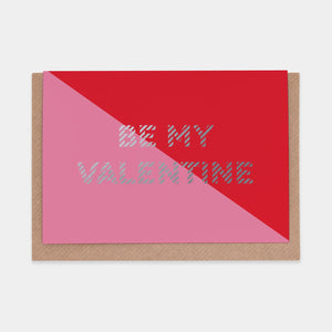 Valentine (Divide) Greetings Card
