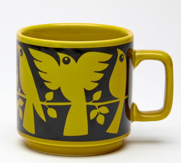 Hornsea Birds Mug Chartreuse