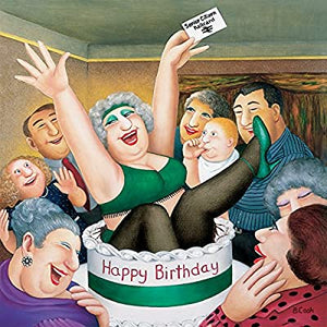 Beryl Cook Birthday Surprises Card