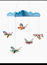 Load image into Gallery viewer, Butterfly Dance 3D Hanging Mobile Kit

