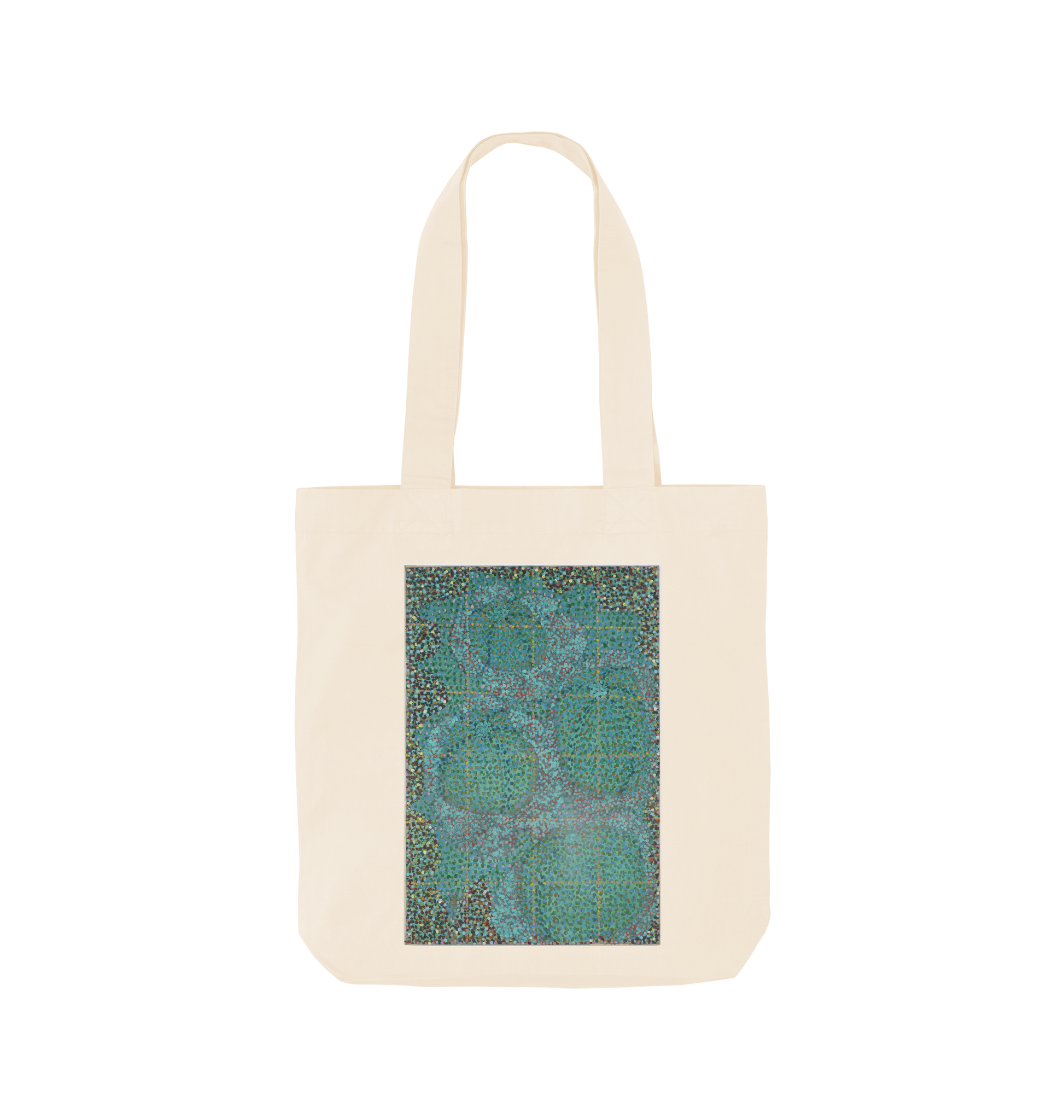 Natural Printed Bag Front