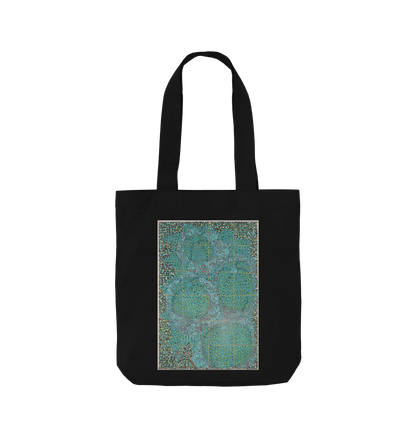 Black Printed Bag Front