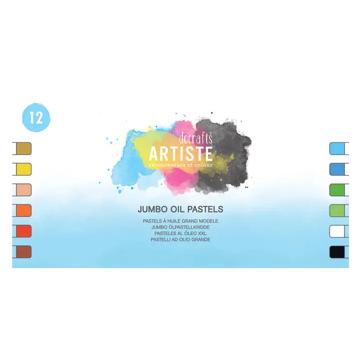Artiste Jumbo Oil Pastels Pack 12