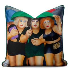 Beryl Cook 45cm Velvet Cushions