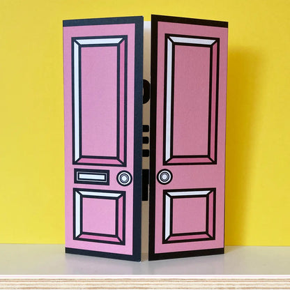 Shut the Front Door! New home card