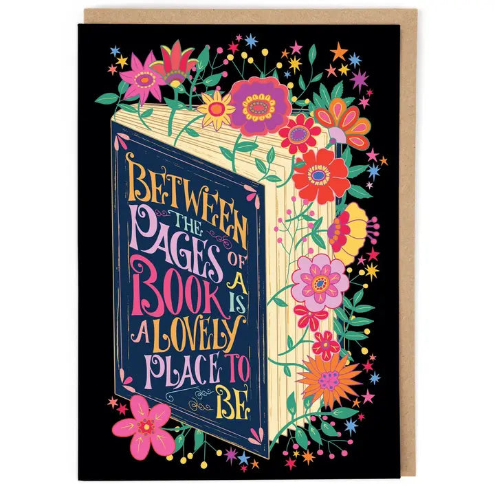 Between the Pages Greetings Card
