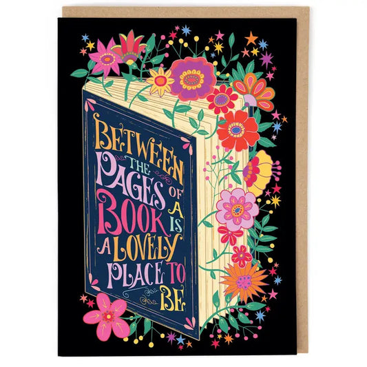 Between the Pages Greetings Card
