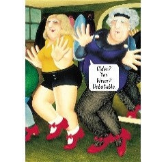 Beryl Cook Footloose And Fancy Greetings Card