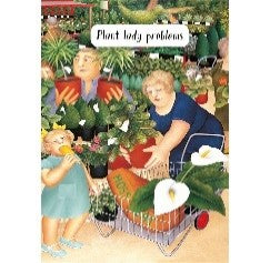 Beryl Cook Glorious Garden Greetings Card