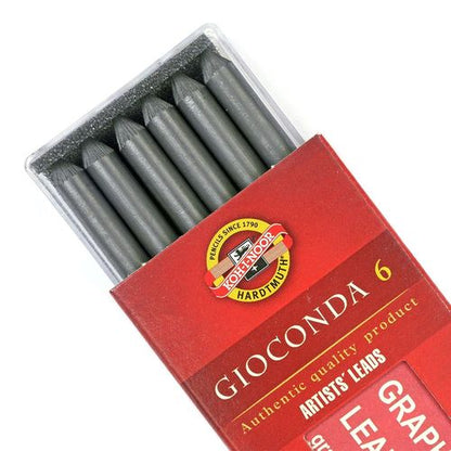 Graphite Artist's Leads 6B (pack of 6)