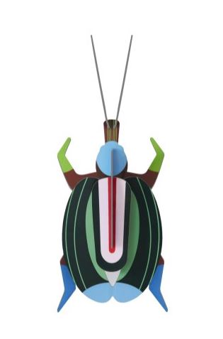 Green Fig Beetle 3D Wall Art