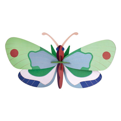 Mint Forest Butterfly, 3D Wall Art