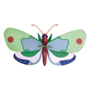Mint Forest Butterfly 3D Wall Art