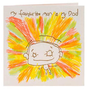 My Favourite Man is My Dad Card