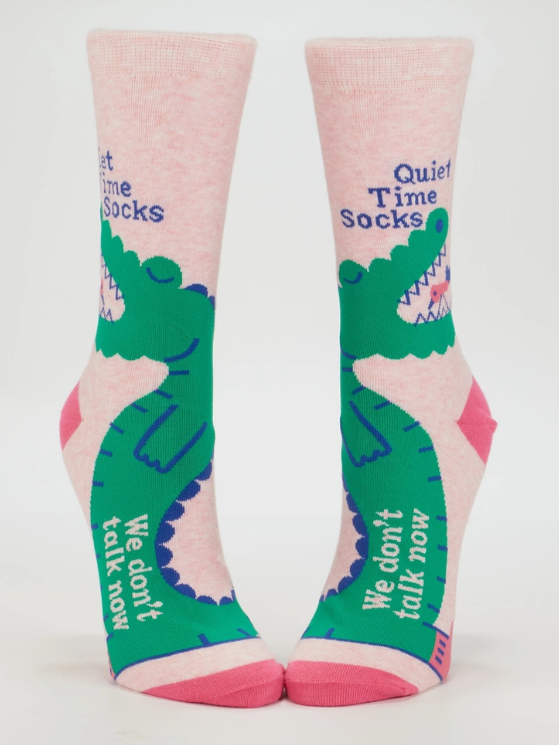 Quiet Time Women's Crew Socks