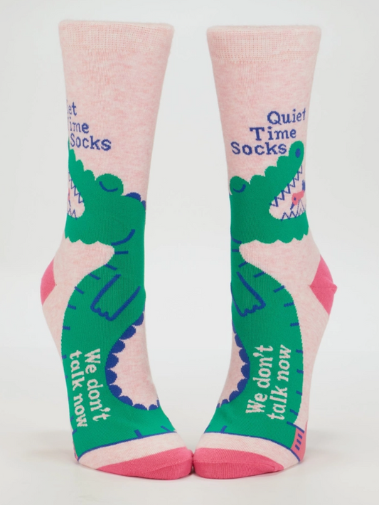 Quiet Time Women's Crew Socks