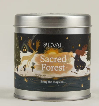St Eval Sacred Forest Tin Candle
