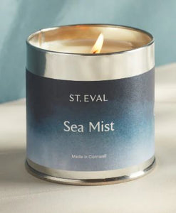 St Eval Coastal Sea Mist Scented Tin Candle