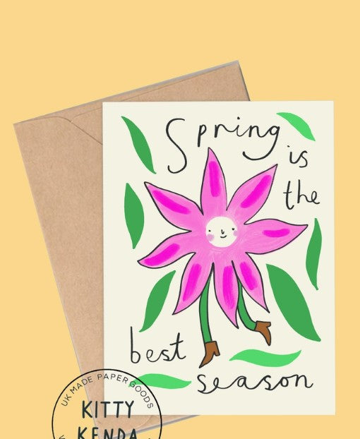 Spring is the Best Season Greetings Card