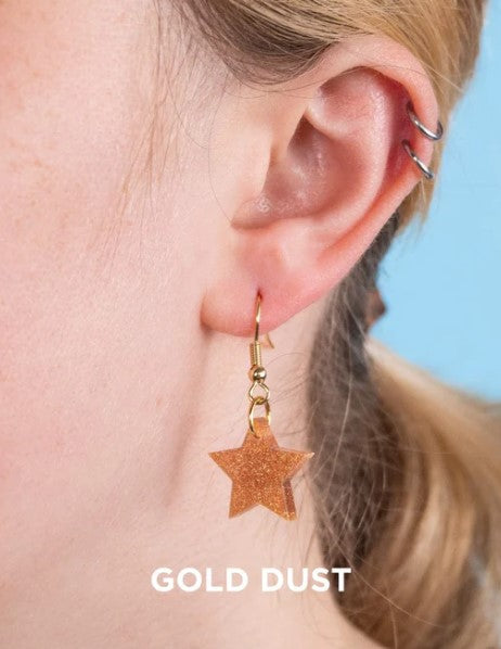 Star Charm Earrings