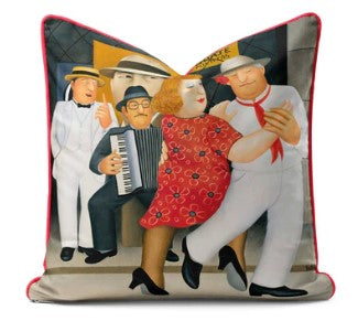 Beryl Cook 45cm Velvet Cushions