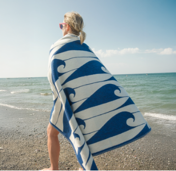 Daymer Blue Blanket | British Heritage