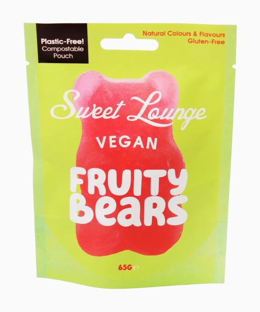 Vegan Fruity Gummy Bears (Plastic-free) 65g