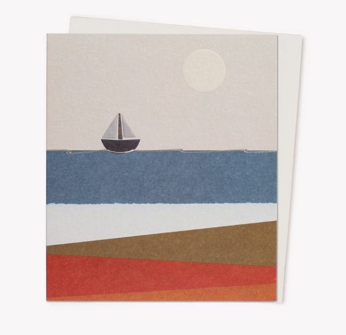 Weekend Sail Art Card