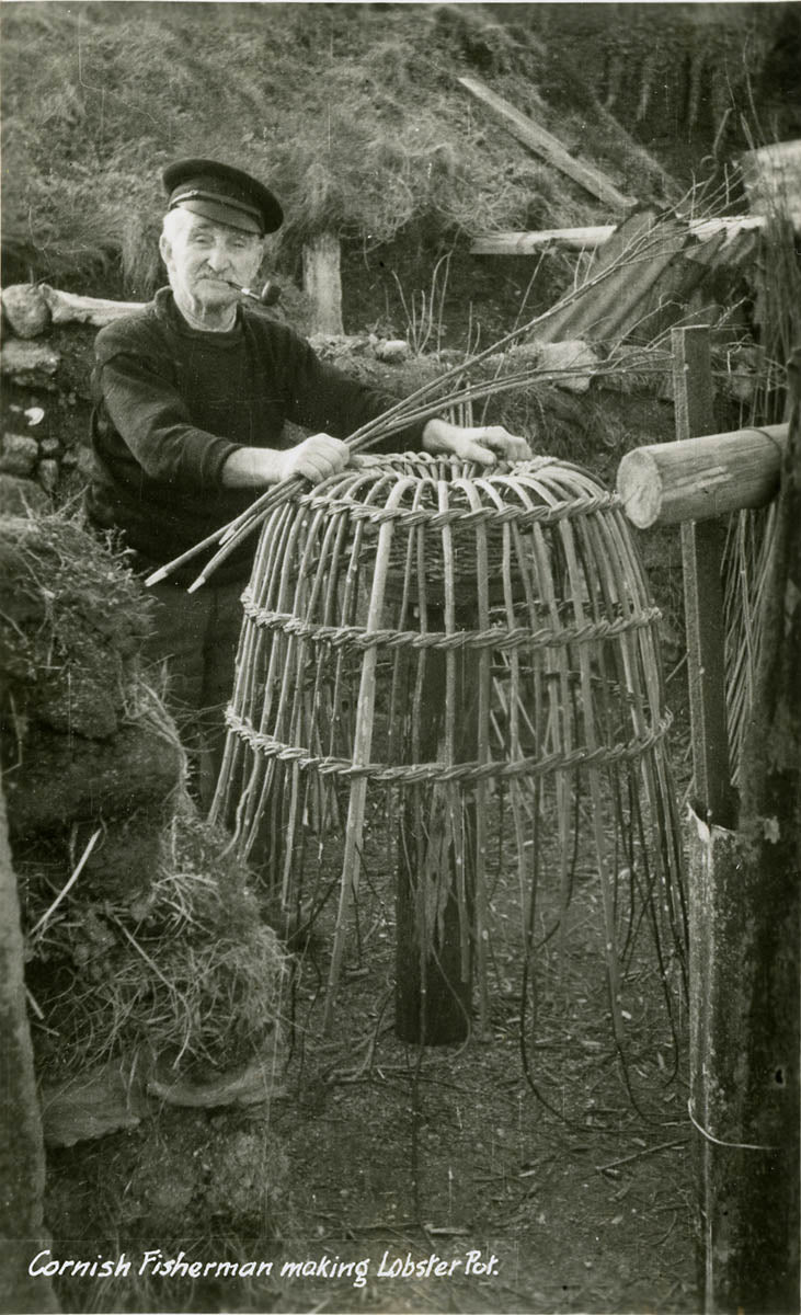 Cornish Fisherman - Lobster Pots, Print