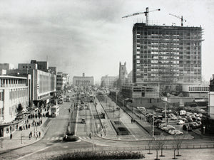 Construction of the Civic Centre, 1958, Print