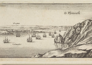Close up Drawing of Plymouth Hoe, Citadel and Mount Batten, 1676