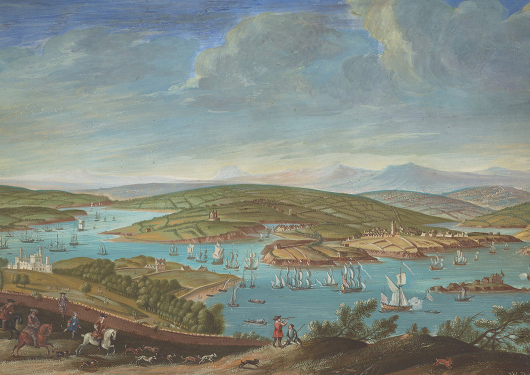 View of Plymouth from Mount Edgcumbe, 1680-1692