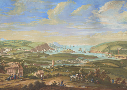 View of New Plymouth from beyond Stoke, 1680-1692, Print