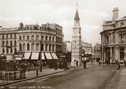 Derry's Clock Tower in the 1930s, Print