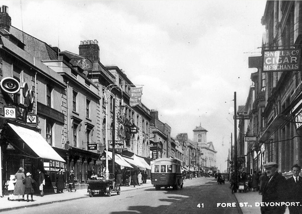 Plymouth Fore Street in the 1930s, Print