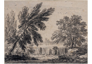 Landscape with River, Print