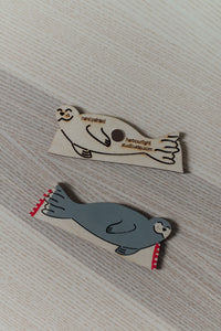 Wooden Sealife Magnets - Seal / Lighthouse / Crab / Seagull