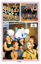 Load image into Gallery viewer, Beryl Cook Girls Night Out Tea Towel
