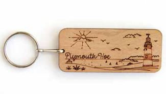 Wooden Keyring SMEATON'S TOWER ONLY