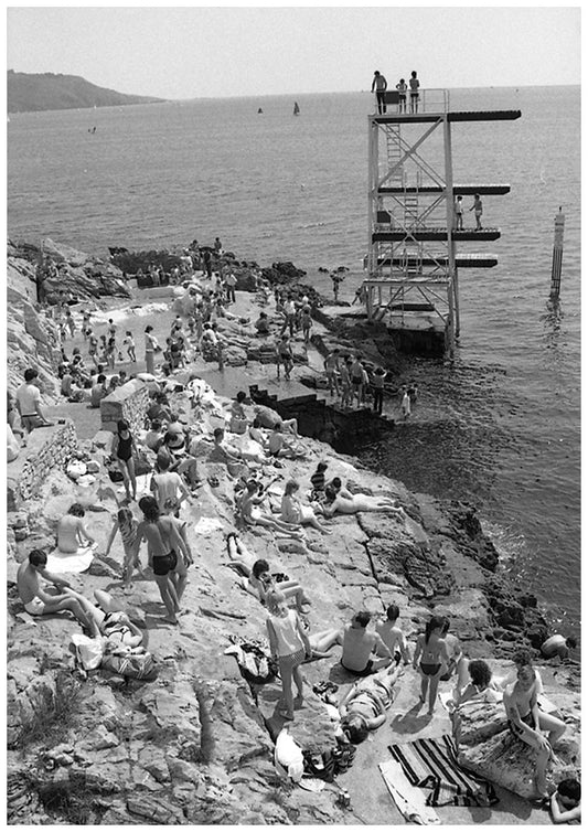 Diving Board on Plymouth Hoe, 1970s, Print