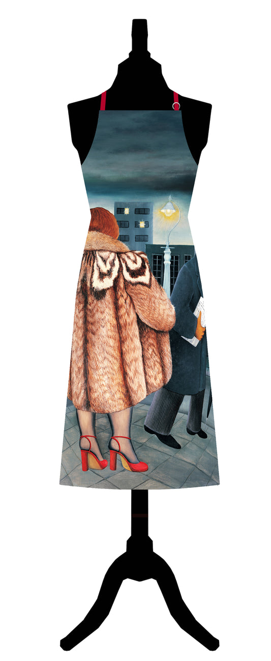 Beryl Cook My Fur Coat Apron