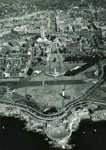 Aerial view of Plymouth Hoe and the City Centre