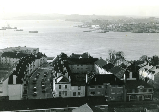 View from West Hoe out to the Plymouth Sound in the 1960s, Print