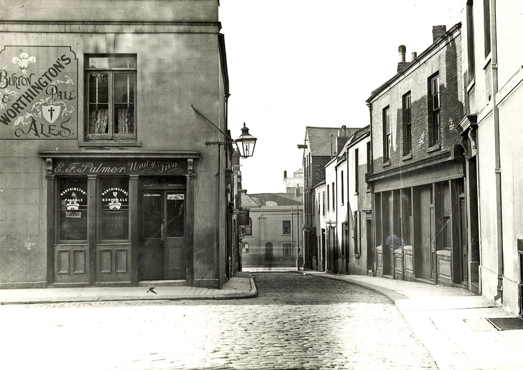 EF Palmer Pub and Street in the early 1890s, Print