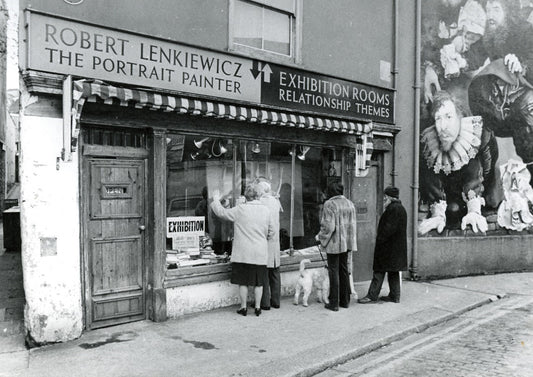 Lenkiewicz studio on The Barbican, 1981, Print