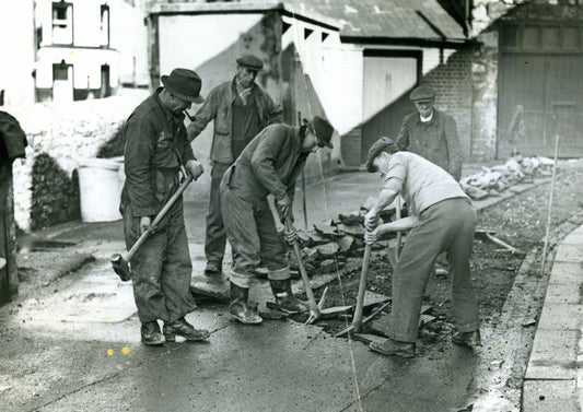 Reconstruction of Raleigh Street, Plymouth 1947, Print