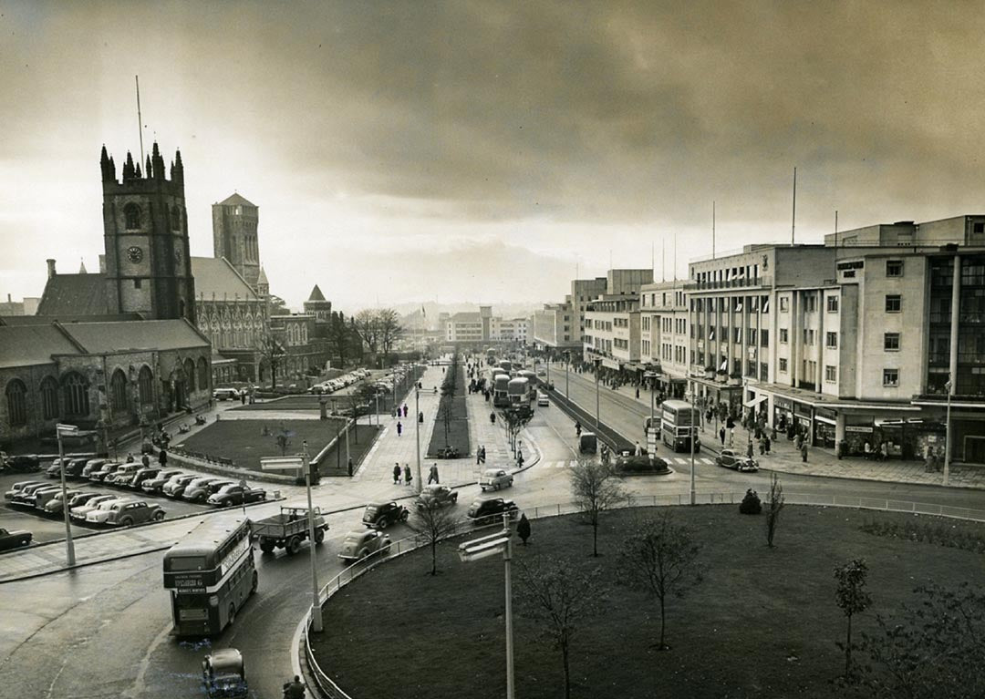 Reconstruction of Royal Parade in the 1950s, Print