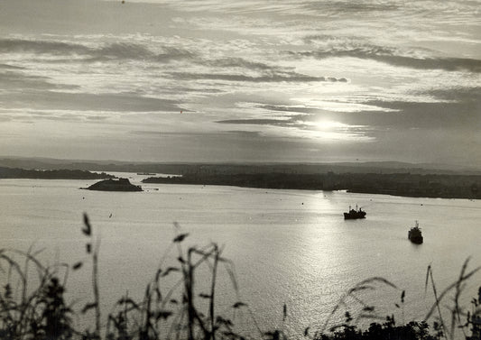 Plymouth Sound from Jennycliff in the late 1900s, Print